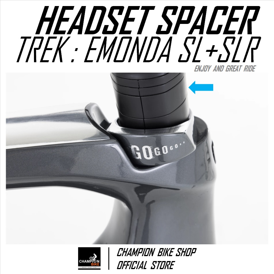 แหวนรองคอTREK EMONDA SL DISC + SLR DISC + MADONE SL DISC (GEN 6) หนา 15mm HEADSET SPACER FOR STD. & INTEGRATED HANDLEBAR