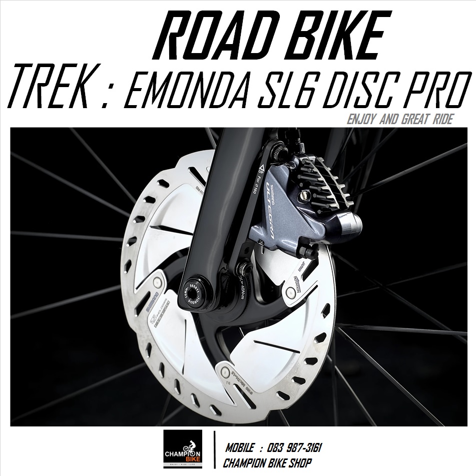 จักรยานเสือหมอบ TREK EMONDA SL 6 PRO DISC 2022 ROAD BIKE สีดำ-แดง