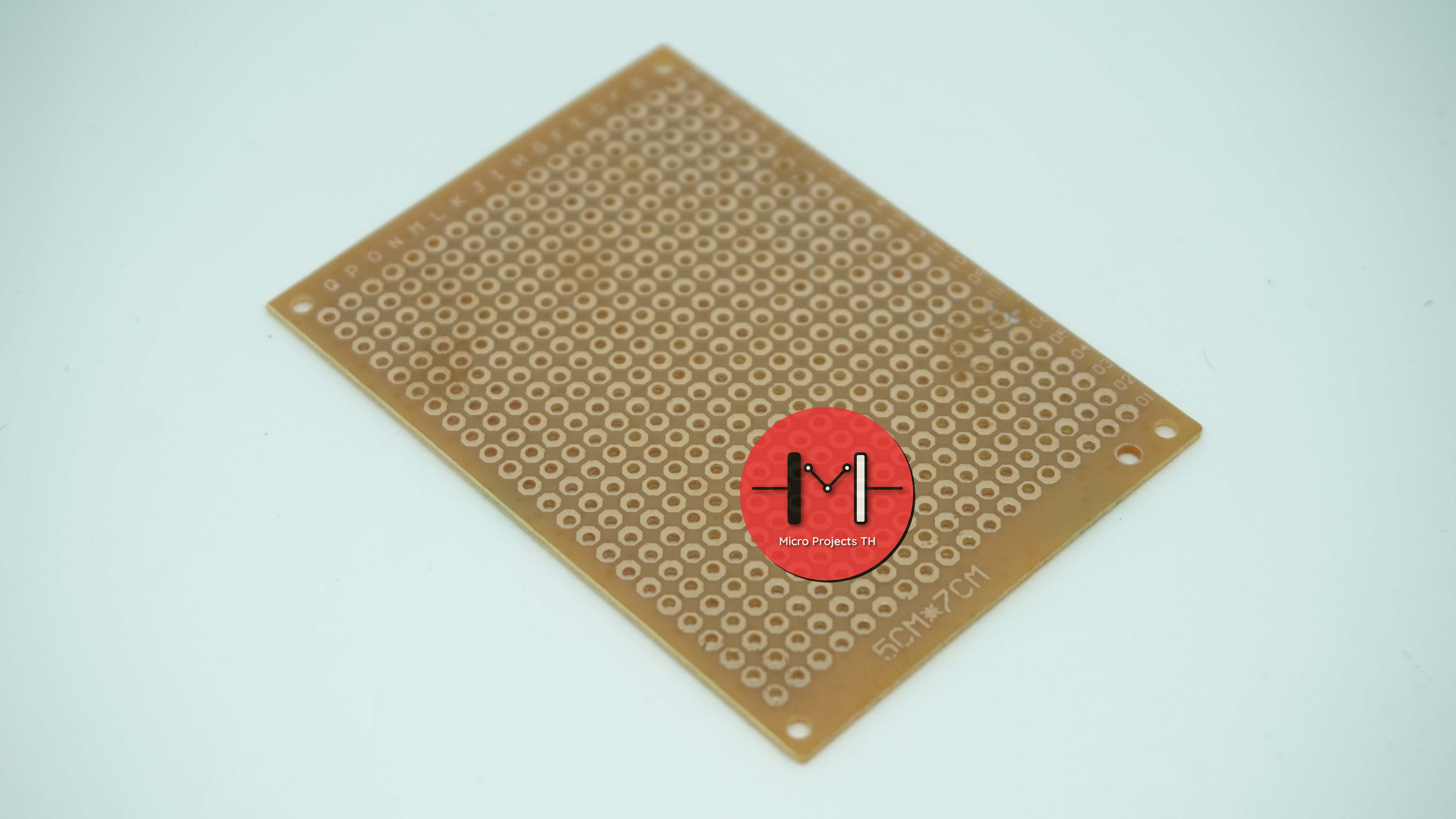 แผ่นปริ๊นอเนกประสงค์ PCB 1หน้า ไข่ปลา Prototype PCB Board 5x7 cm