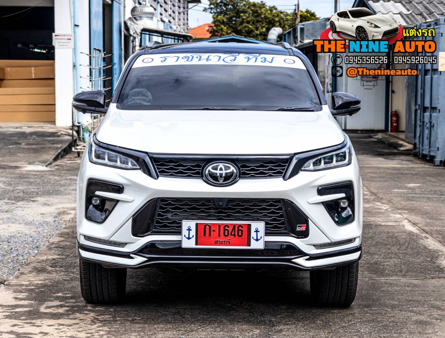 ชุดแต่ง Fortuner GR 2021 แบบ Fiar LGD-GRW(ตัดสีขาว) ชุด 2 ชิ้น