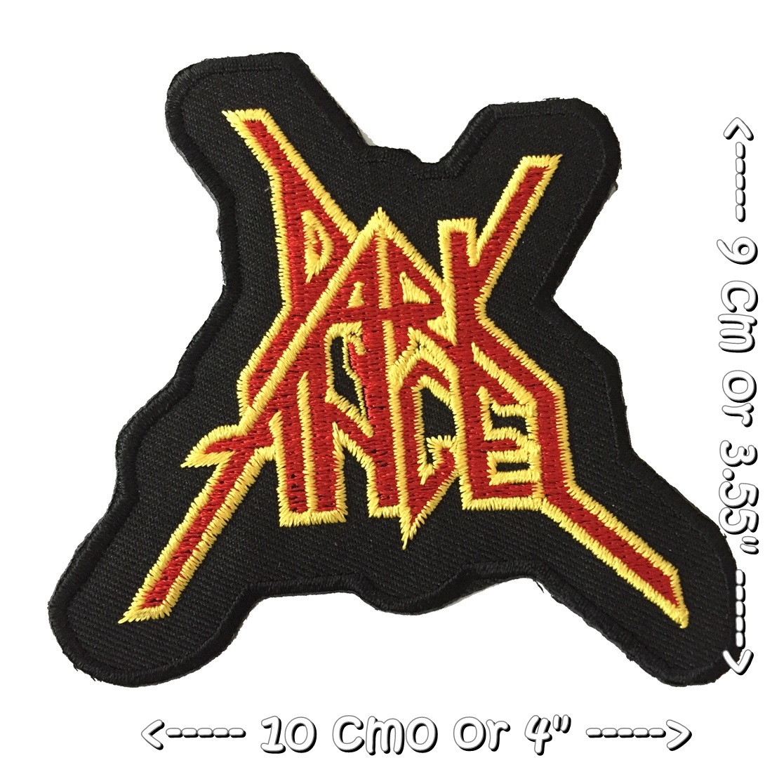 Dark Angel วงดนตรี ร็อค เฮฟวี่เมทัล พังค์ ตัวรีดแบบปัก อาร์มปัก ตัวรีดติดเสื้อ ตัวรีด ติดกระเป๋า ติดหมวก ติดแจ๊คเก็ต Rock Iron on Embroidered Patch