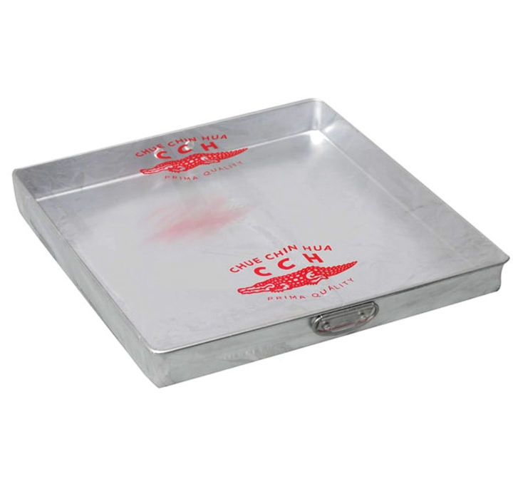 ถาดขนมสี่เหลี่ยม 12x12 นิ้ว ตราจระเข้ Crocodile Cookware