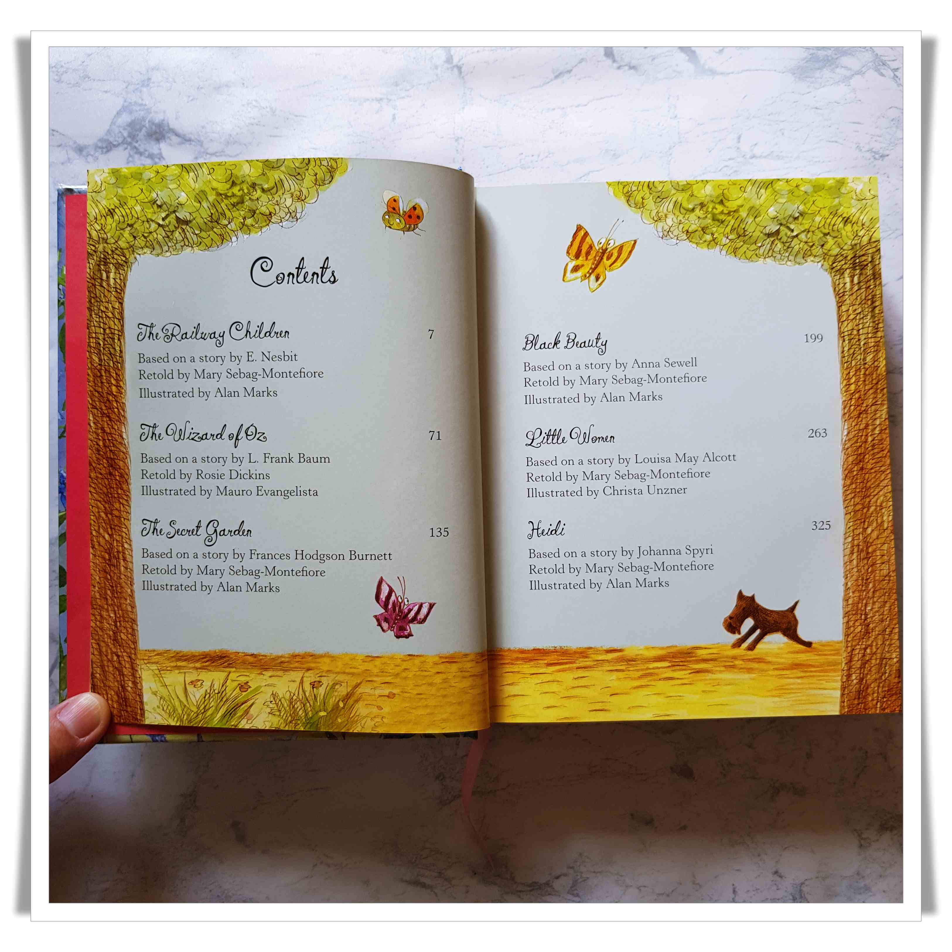 หนังสือ Usborne Illustrated Classics for Girls (ปกแข็ง)