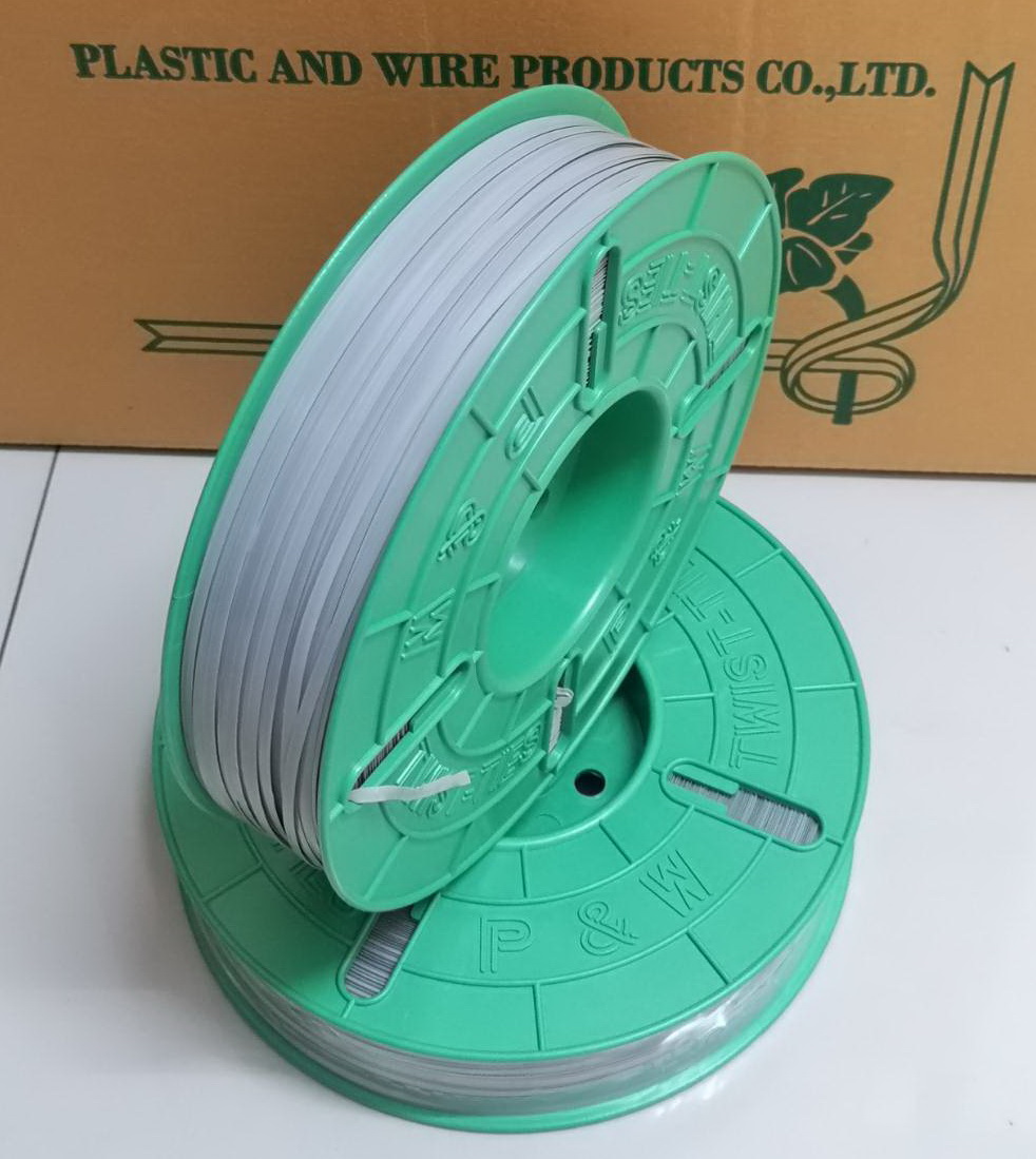 ลวดมัดสายไฟ ลวดมัดสายแลน ลวดมัดสายโทรศัพท์ ลวดพลาสติก ลวดหุ้มพลาสติก ลวดเคลือบพลาสติก ชนิด หุ้มด้วย PE (PE TIE) SKU-00115