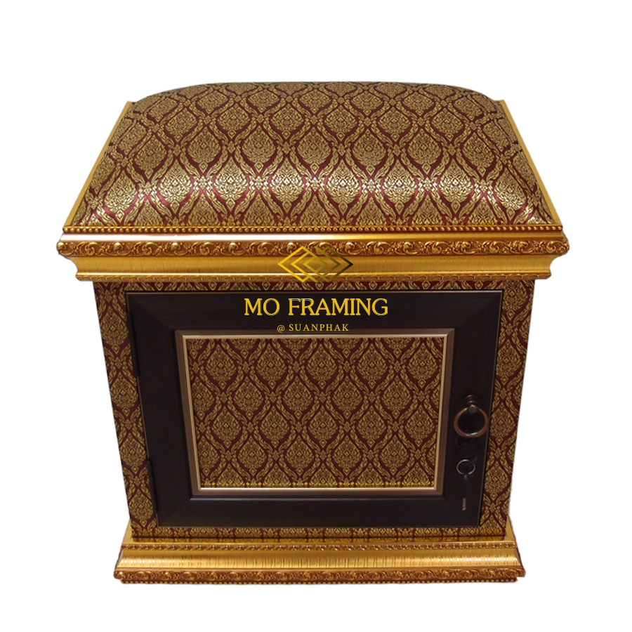 ตั่งกราบพระ เปิด - ปิด ได้พร้อมกุญแจล็อก