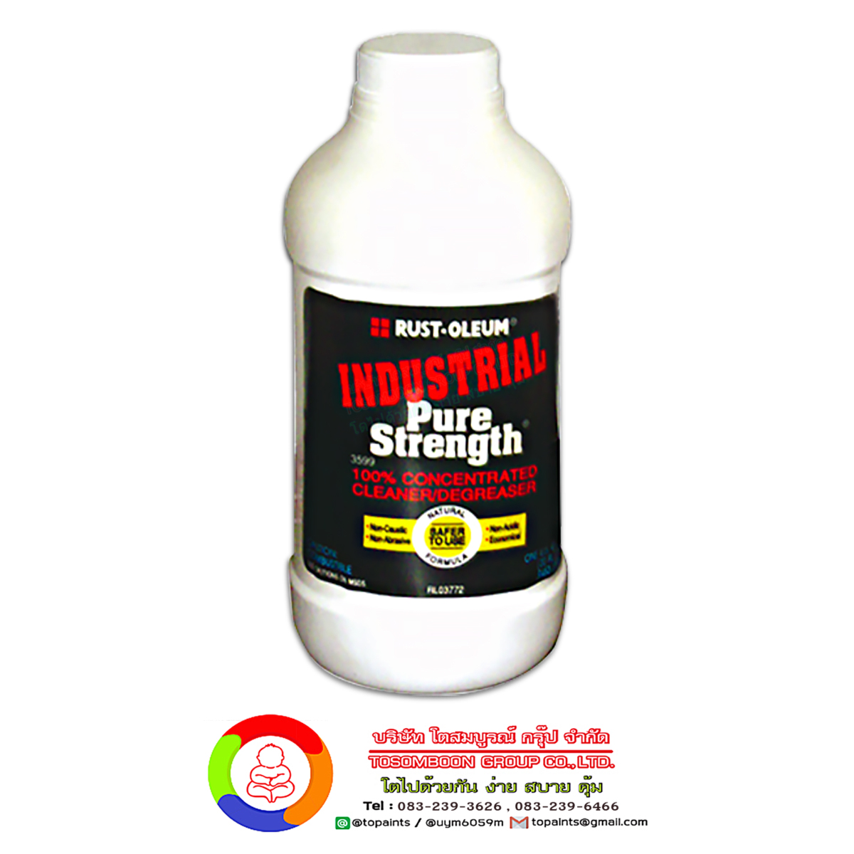 รัสต์โอเลี่ยม น้ำยาทำความสะอาด เข้มข้น 100% 3599 Rust-oleum 3599 industrial Pure Strength