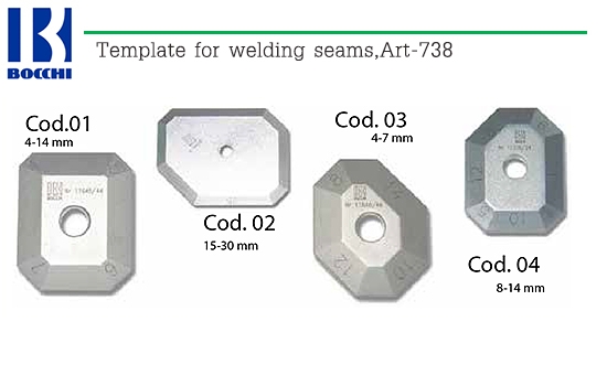 BOCCHI,Template for welding seams,Art-738