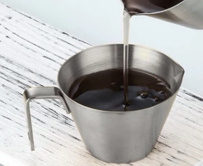 ถ้วยช็อตเอสเพรสโซ่ ช็อตกาแฟ แก้วตวงสแตนเลส 100 ml. Measuring Cup 304