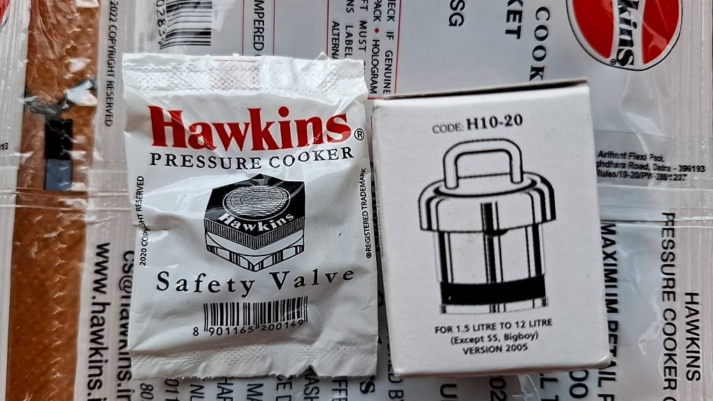 อะไหล่หม้อแรงดัน ขนาด 3 ลิตร ครบชุด 3 ชิ้น Hawkins