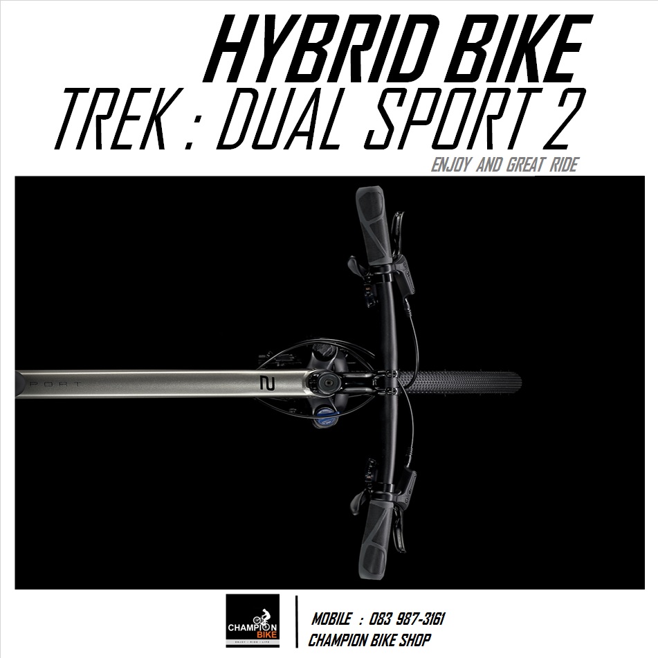 จักรยานไฮบริด TREK DUAL SPORT 2 DISC HYBRID BIKE - 2021 สีเทาเมทัลลิค-เงิน