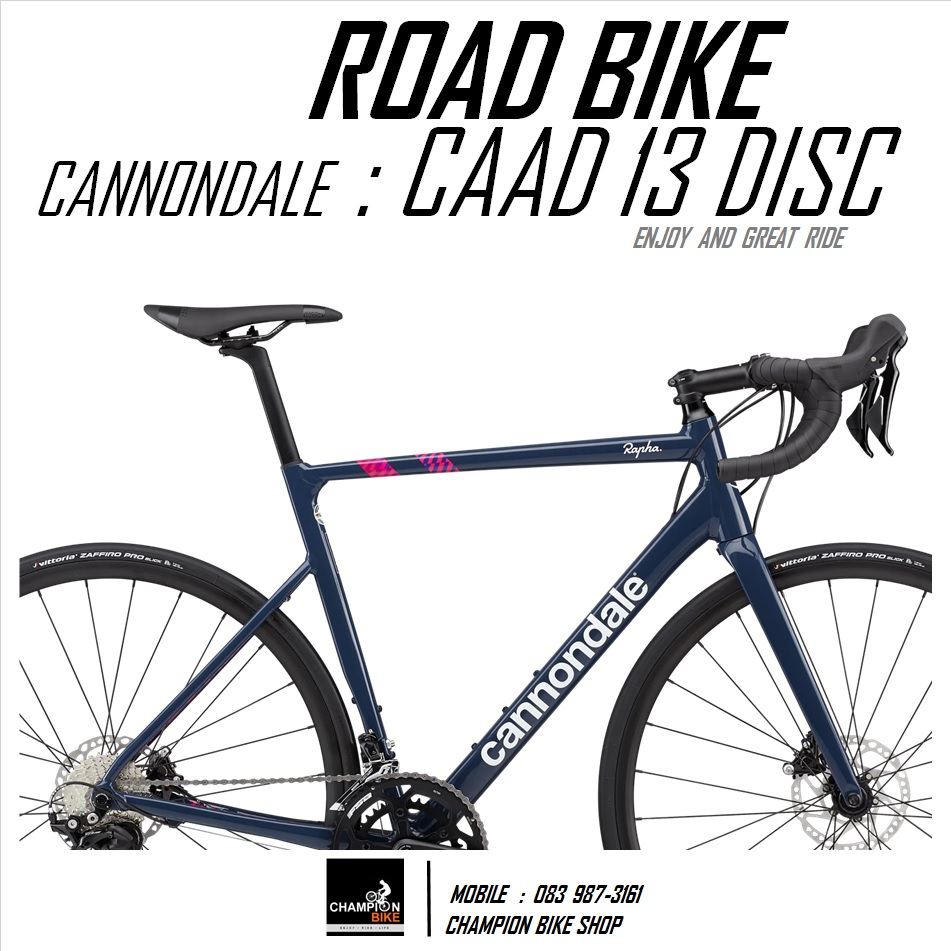 จักรยานเสือหมอบแคนนอนเดล CANNONDALE : CAAD 13 DISC - 2021 ROAD BIKE สีน้ำเงิน RAPHA TEAM REPLICA