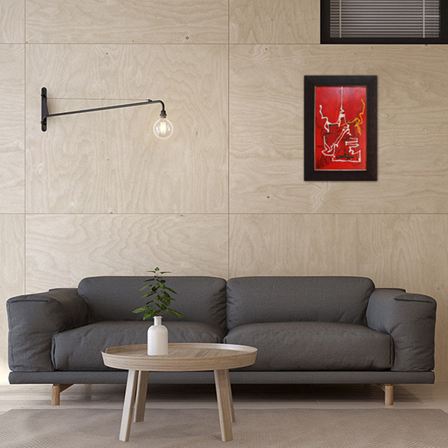 รูปภาพสีน้ำมันของศิลปิน ศาสตราจารย์พิเศษอารี สุทธิพันธุ์ ศิลปินแห่งชาติ