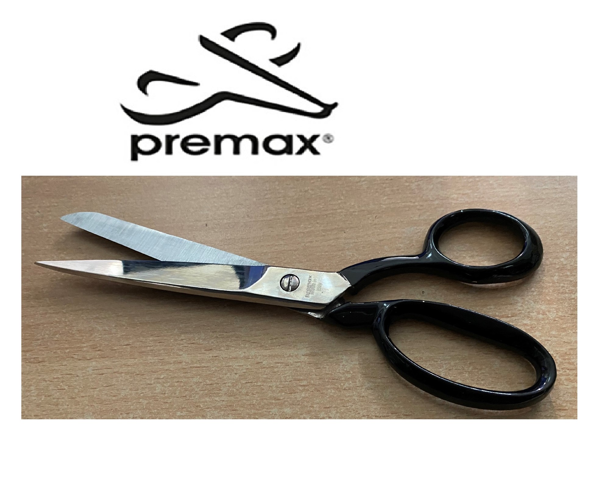 Premax dressmakers shears กรรไกรด้ามดำขนาด 7-9 นิ้ว อิตาลีแท้ 🇮🇹.