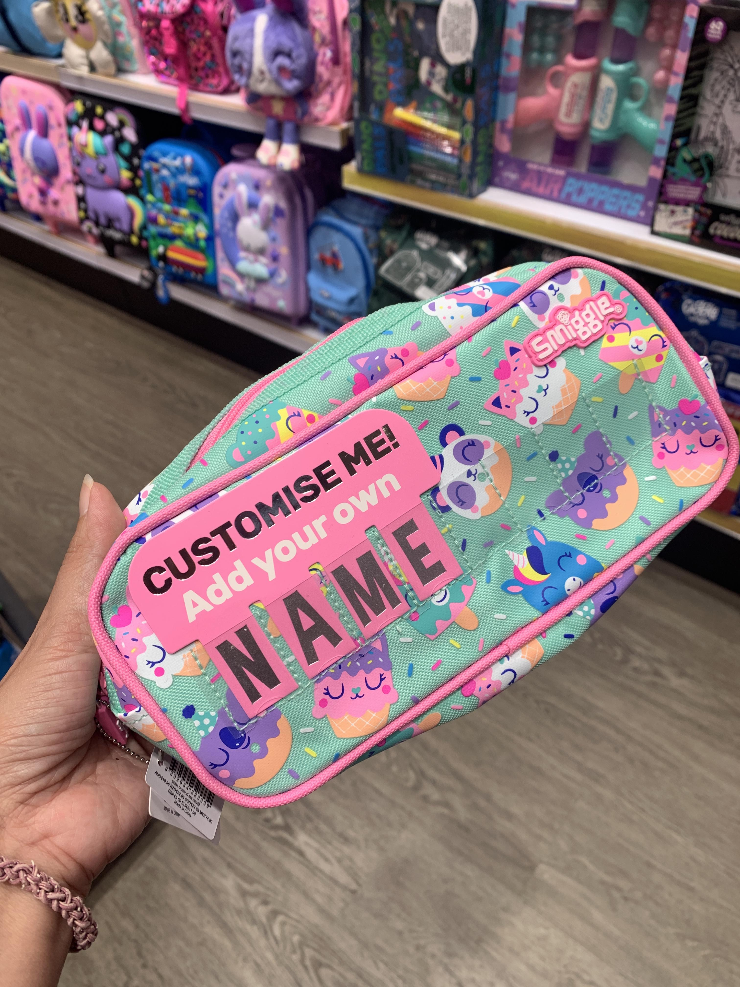 กระเป๋าดินสอ Smiggle Junior Id Cruiser Pencil Case-Cloud -ขนม แพนด้า