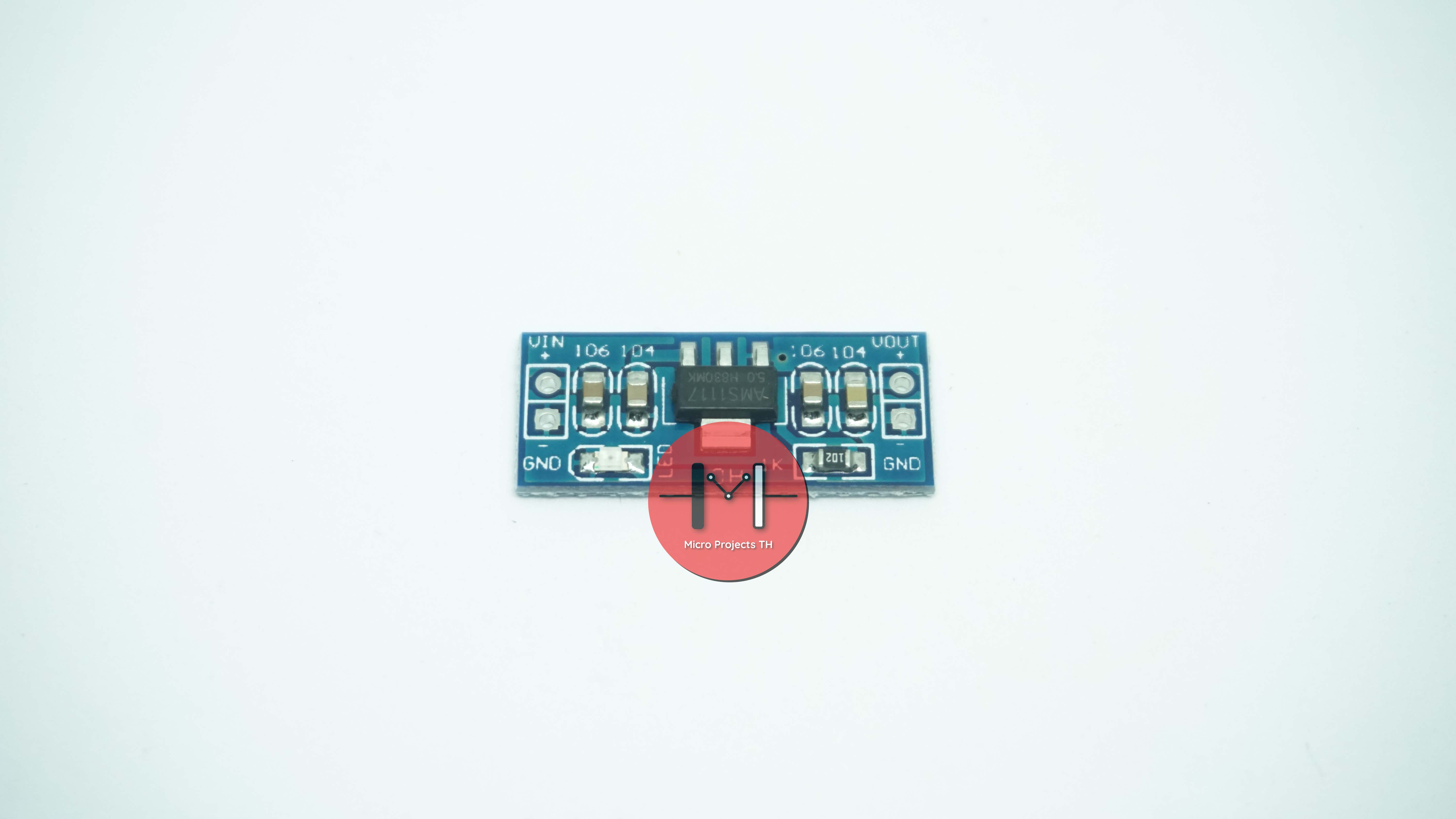 6-12V to 5V AMS1117-5V Power Supply Module