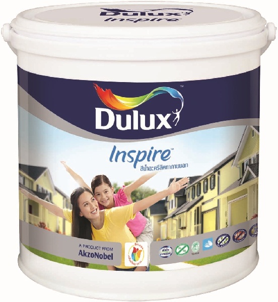 ดูลักซ์ อินสไปร์ สีน้ำทาภายนอก (ชนิดกึ่งเงา) ขนาด 3 ลิตร (997 Dulux Inspire Exterior Semi-gloss)