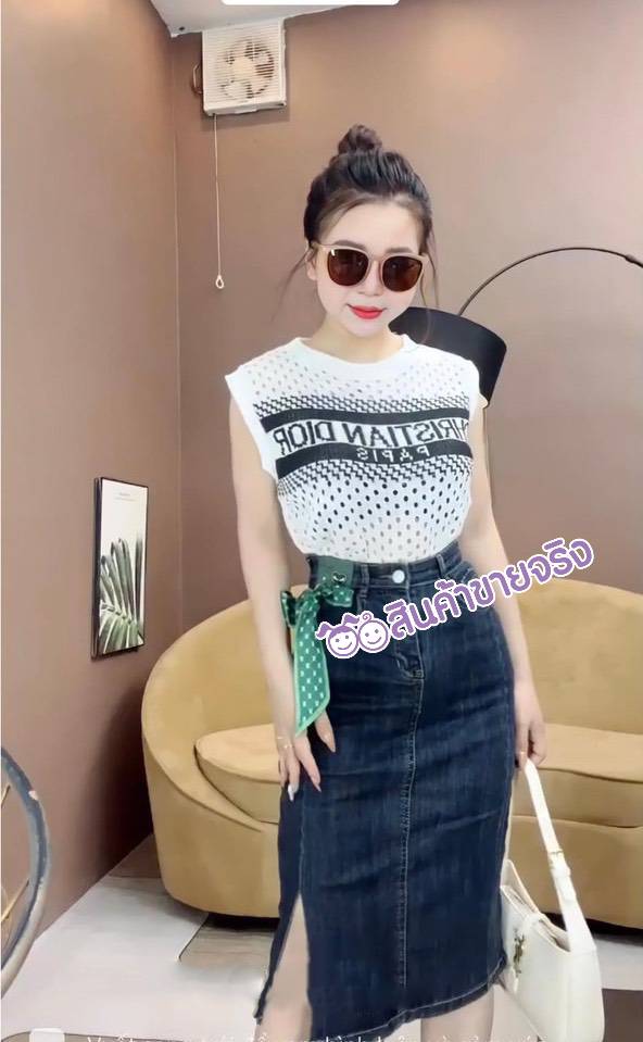NT01/🌈พร้อมส่ง🌈ชุดเด็กผู้หญิง 3ชิ้น ดิอ.อ ขาว/ชมพู