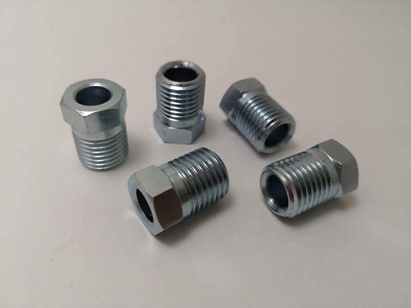 Double M14X 1.5 mm Male Brake/ Fuel Pipe Tube Nuts To Fit 5/16 (8mm) Tube.