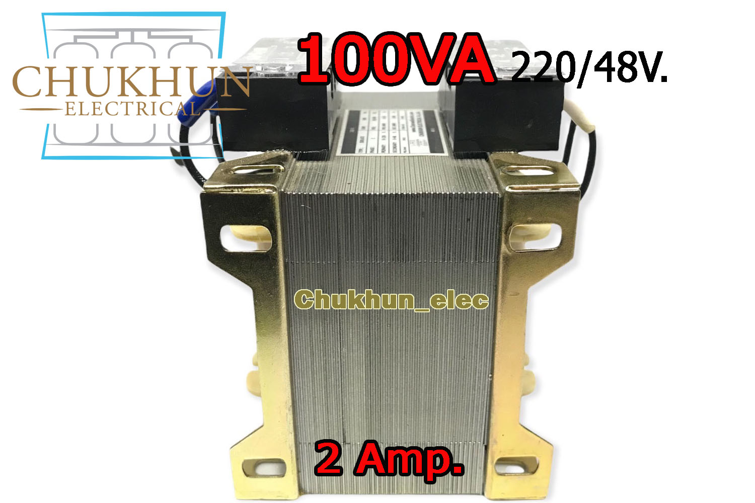 หม้อแปลงไฟฟ้า Input 220V. Output 48V. 2Amp