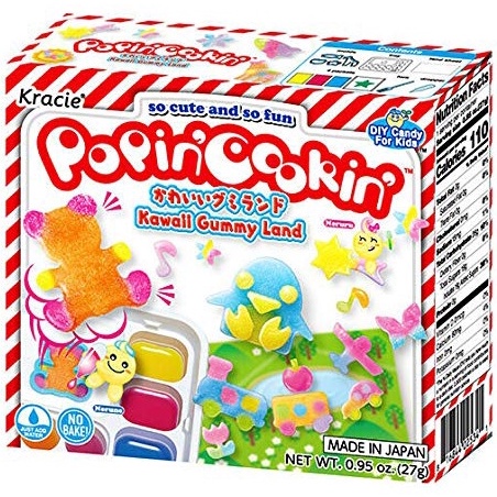 Kracie ขนมทำเอง DIY ฝึกสมาธิ เสริมจินตนาการ ขนมทำมือ ของเล่นกินได้ นำเข้าจากญี่ปุ่น #ชุดKawaii Gummy Land