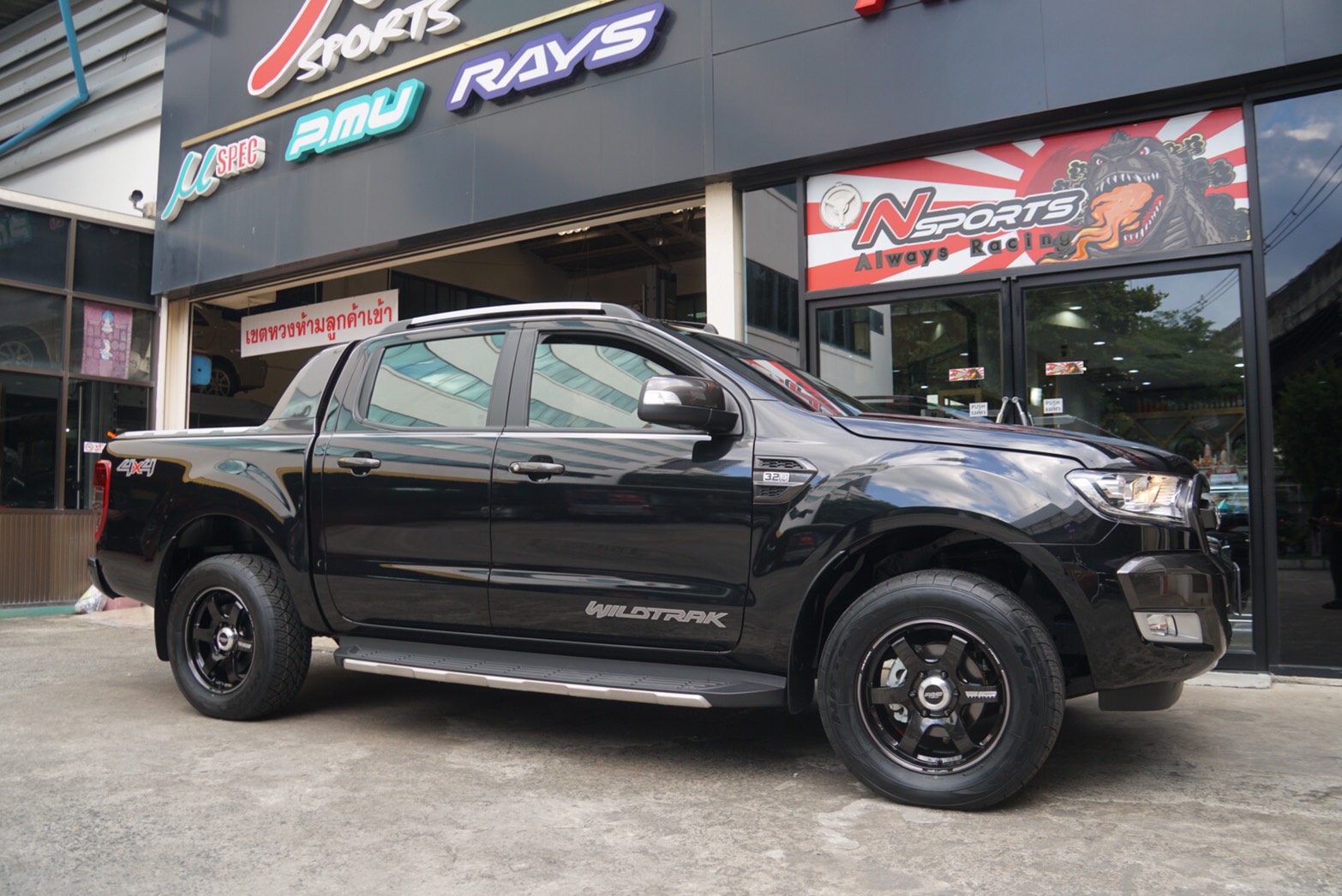 รีวิว Ford Ranger + Rayswheel TE37sb 18x8+38 6-139.7