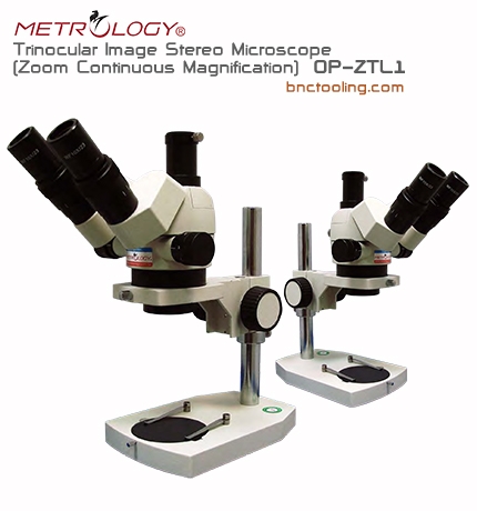 METROLOGY,Trinocular Image Stereo Microscope (Zoom Continuous Magnification),OP-ZTL1