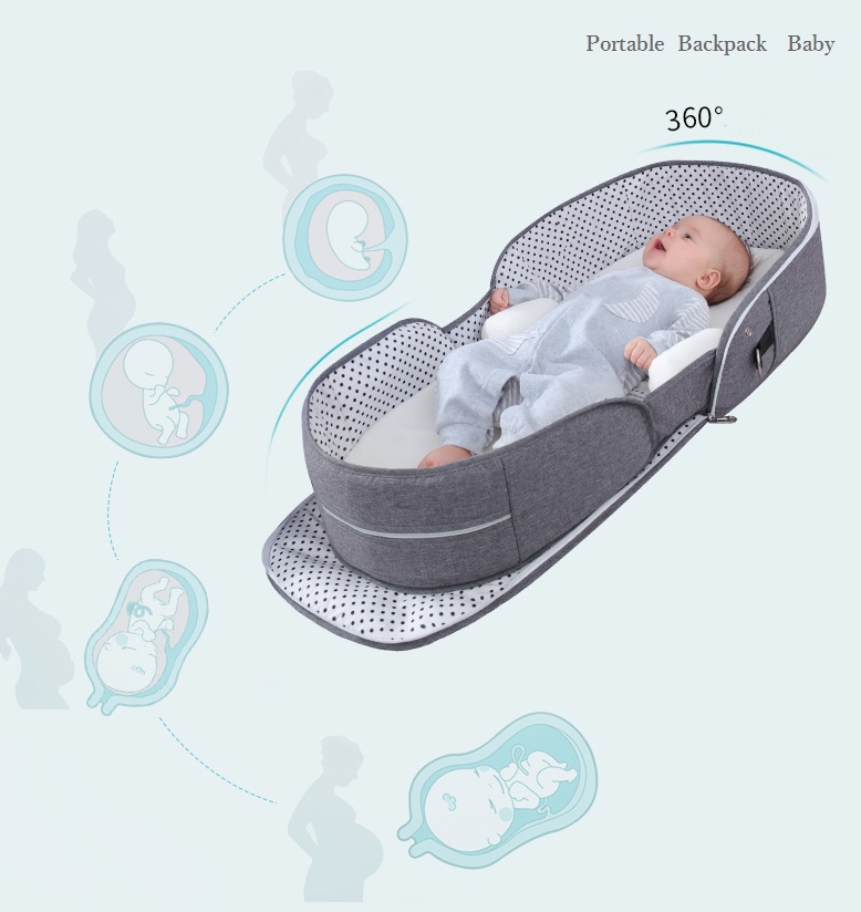 กระเป๋าทีนอนเด็ก Portabel Baby Backpack