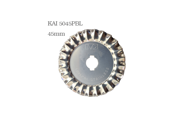 Kai5045PBL-45mm.ใบกรรไกรโรตารี่ ใบหยักขนาดใบ45มม.