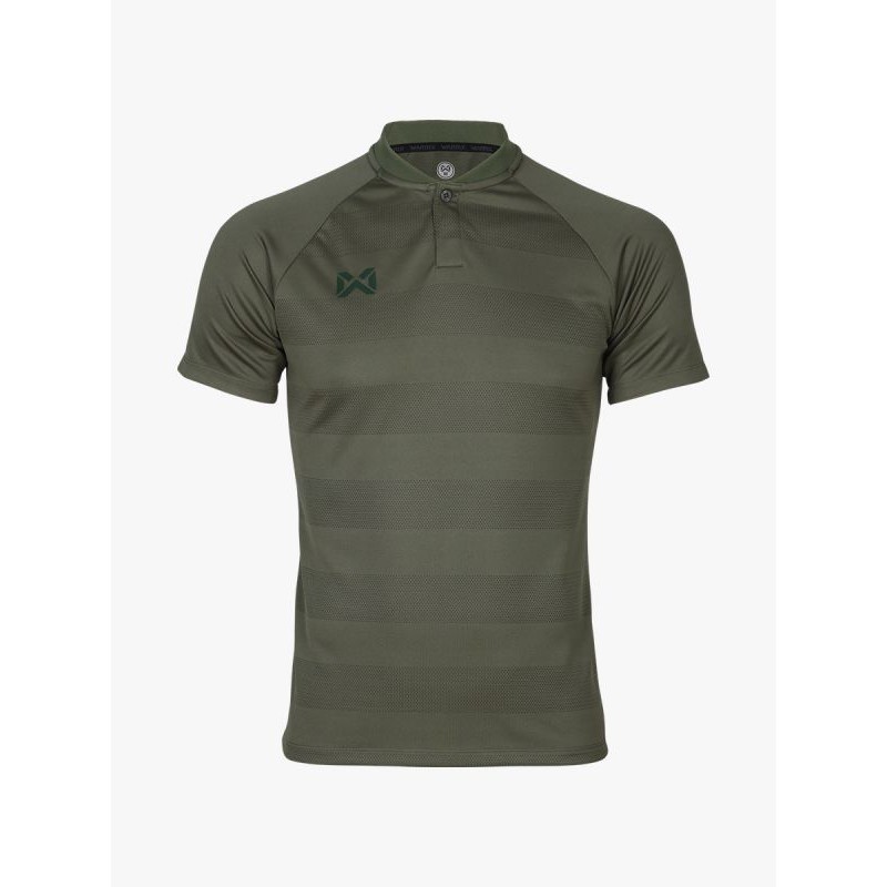 WARRIX เสื้อโปโลวอริกซ์คาดลาย รุ่น Ribbed Polo รหัส WA-203PLACL02