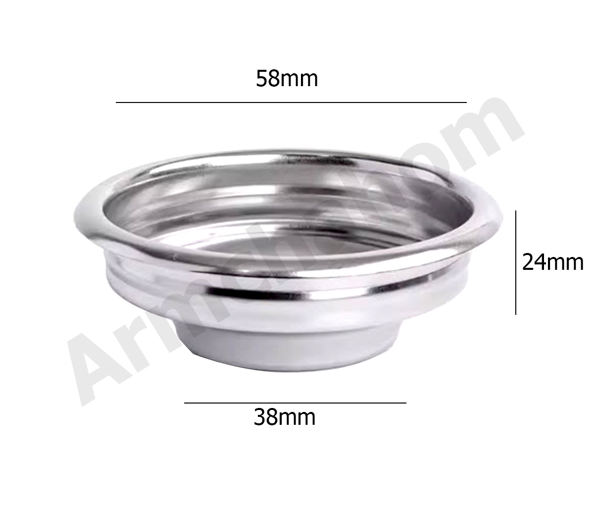 ตระแกรงช็อต ขนาด 58 เครื่องชงกาแฟ บาสเก็ต