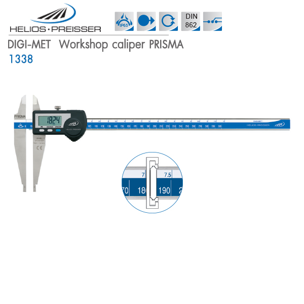 HELIOS-PREISSER,DIGI-MET Workshop caliper PRISMA,1338