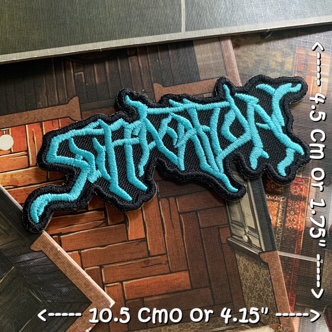 Suffocation วงดนตรี ร็อค เฮฟวี่เมทัล พังค์ ตัวรีดแบบปัก อาร์มปัก ตัวรีดติดเสื้อ ตัวรีด ติดกระเป๋า ติดหมวก ติดแจ๊คเก็ต Rock Iron on Embroidered Patch