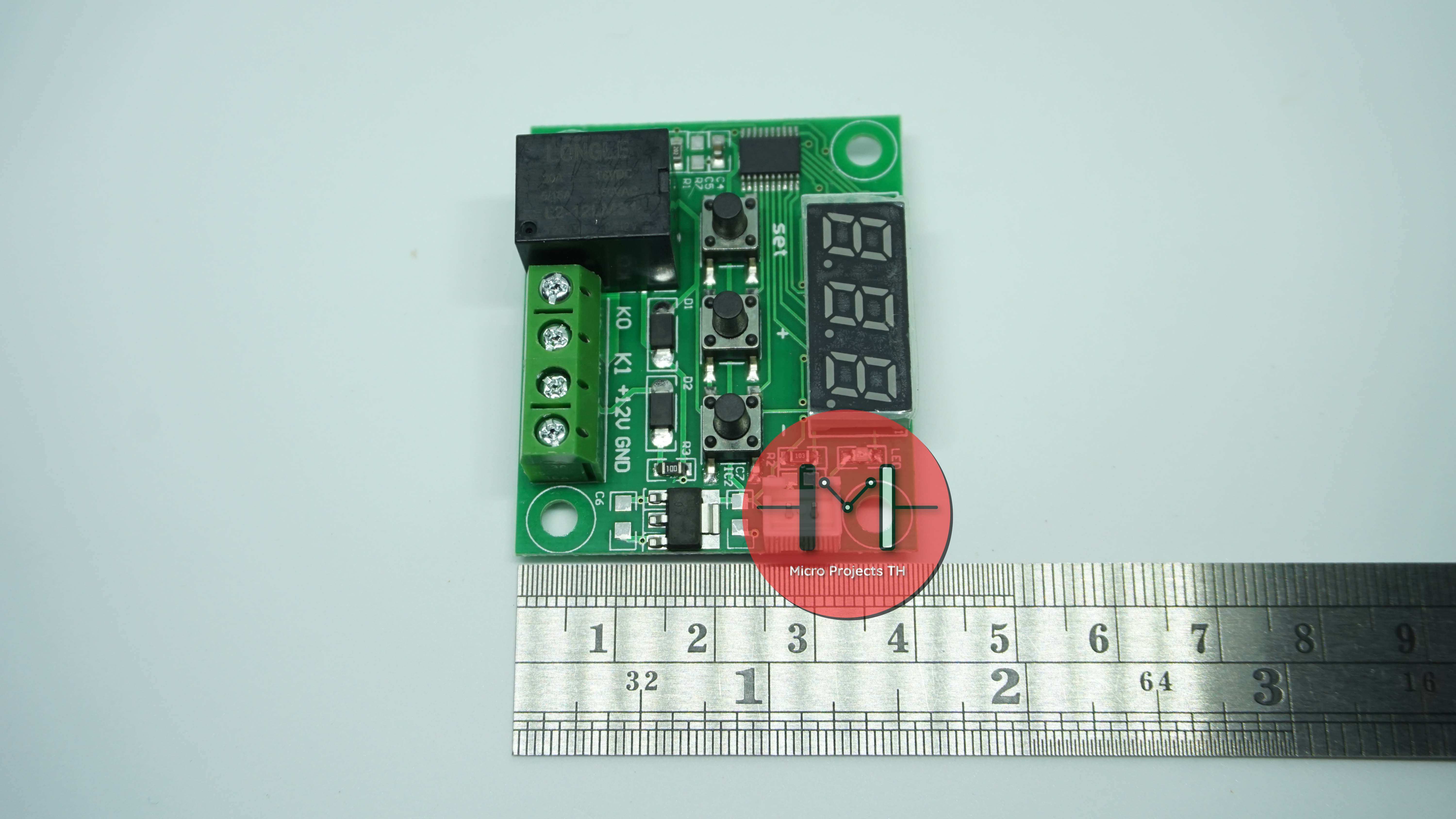 W1209 Thermostat Module บอร์ดเปิด/ปิดอุปกรณ์ไฟฟา ตามอุณหภูมิ