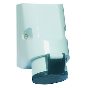 wall mounting socket outlet - housing dimensions 126x83