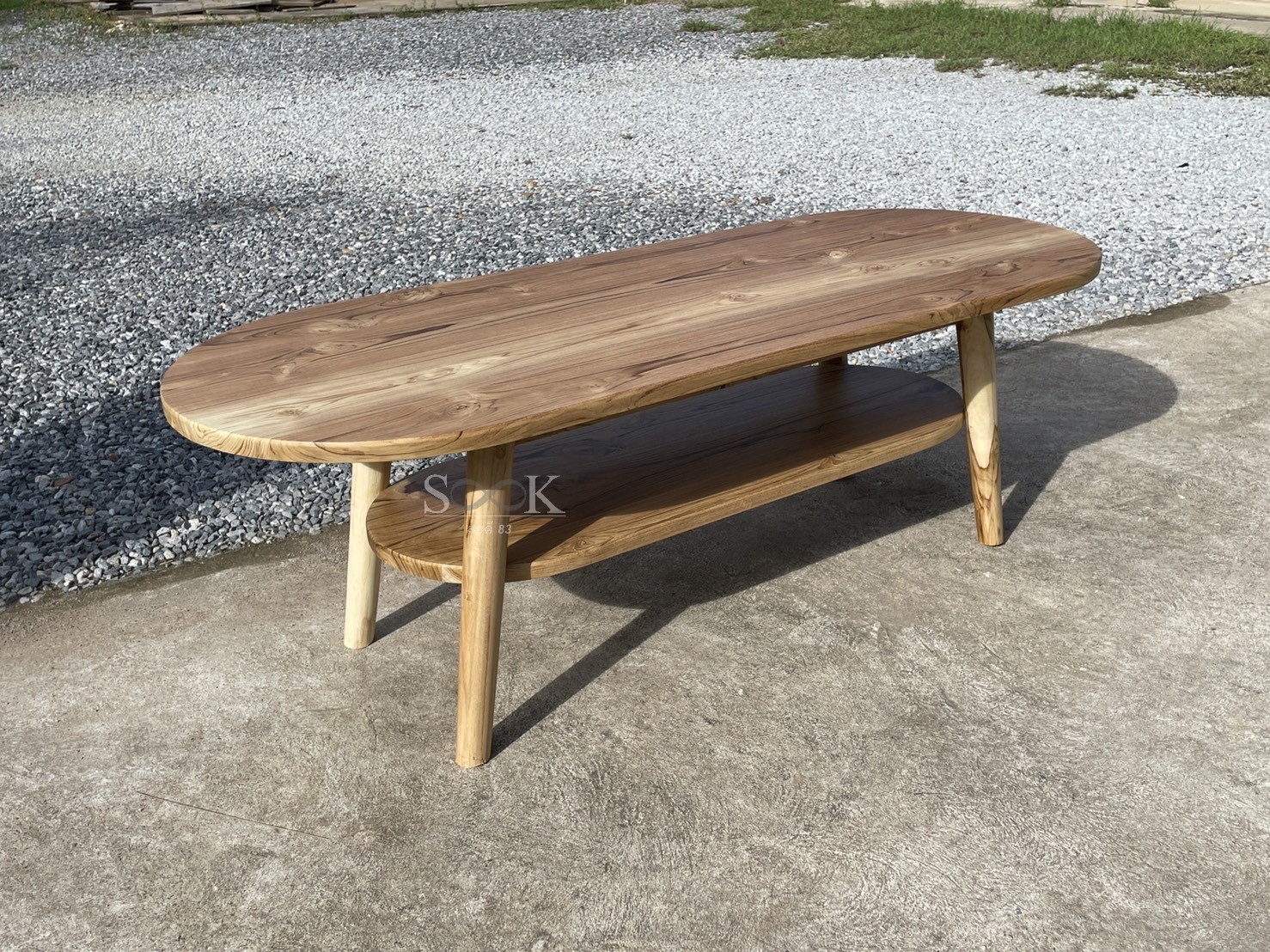 โต๊ะกลางวงรีมินิมอล