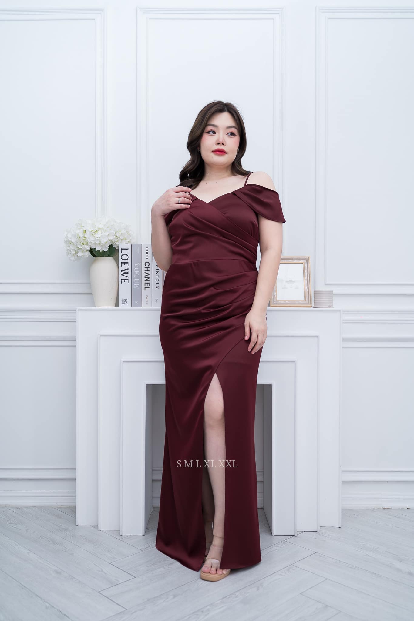 ทีมชุดเพื่อนเจ้าสาวสีแดง ชุดไปงานแต่งงาน ชุดเพื่อนเจ้าสาว งานแต่งงานโทนสีแดง