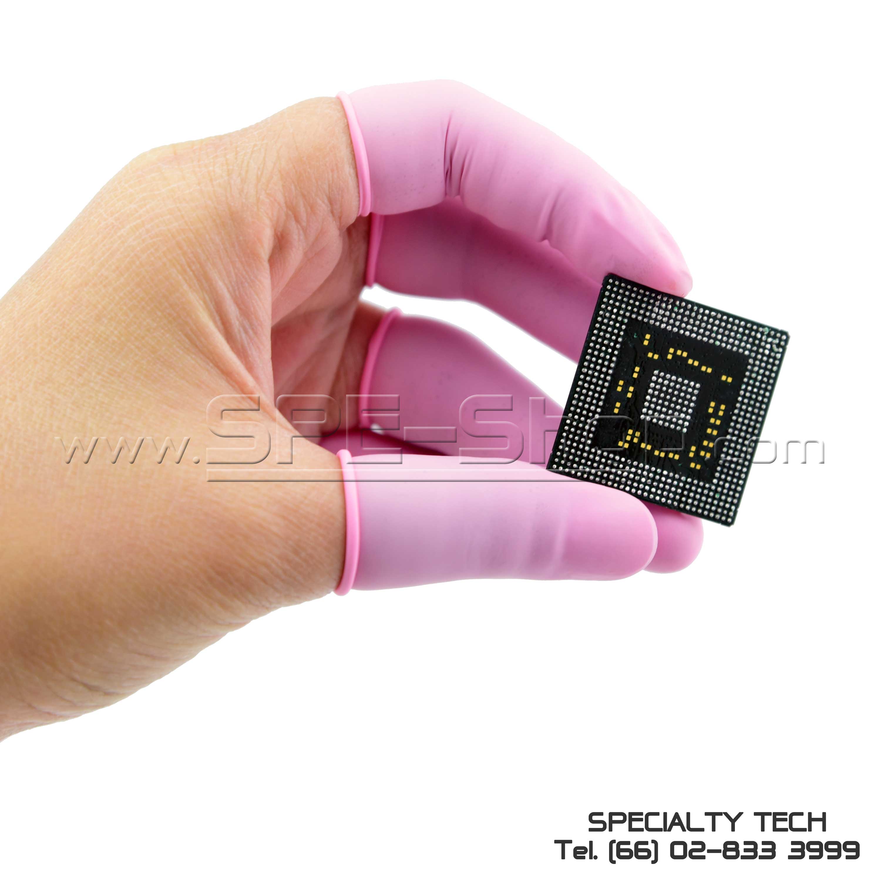 Anti-Static Pink Smooth Roll Rimless Finger Cots