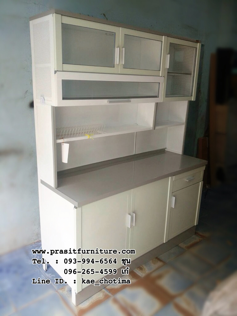 ตู้ครัวอลูมิเนียมเมทัลไลท์ ขนาด 150 ซม. รุ่น MP3150DP