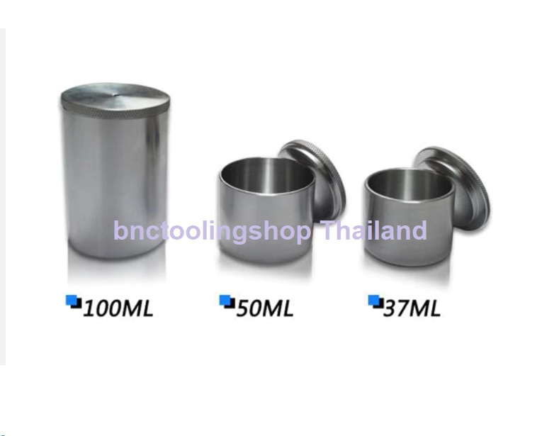 ถ้วยพิคโนมิเตอร์ ถ้วยวัดความหนืด Size : 50 ml , Stainless steel Density Determiner Pycnometer 50ml Specific Gravity Cup coating Specific Gravity Cup Density