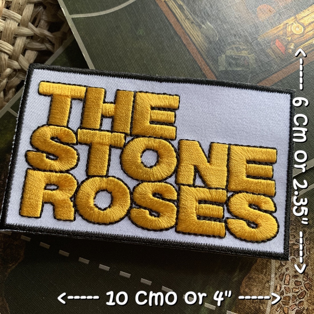 The Stone Roses วงดนตรี ร็อค เฮฟวี่เมทัล พังค์ ตัวรีดแบบปัก อาร์มปัก ตัวรีดติดเสื้อ ตัวรีด ติดกระเป๋า ติดหมวก ติดแจ๊คเก็ต Rock Iron on Embroidered Patch