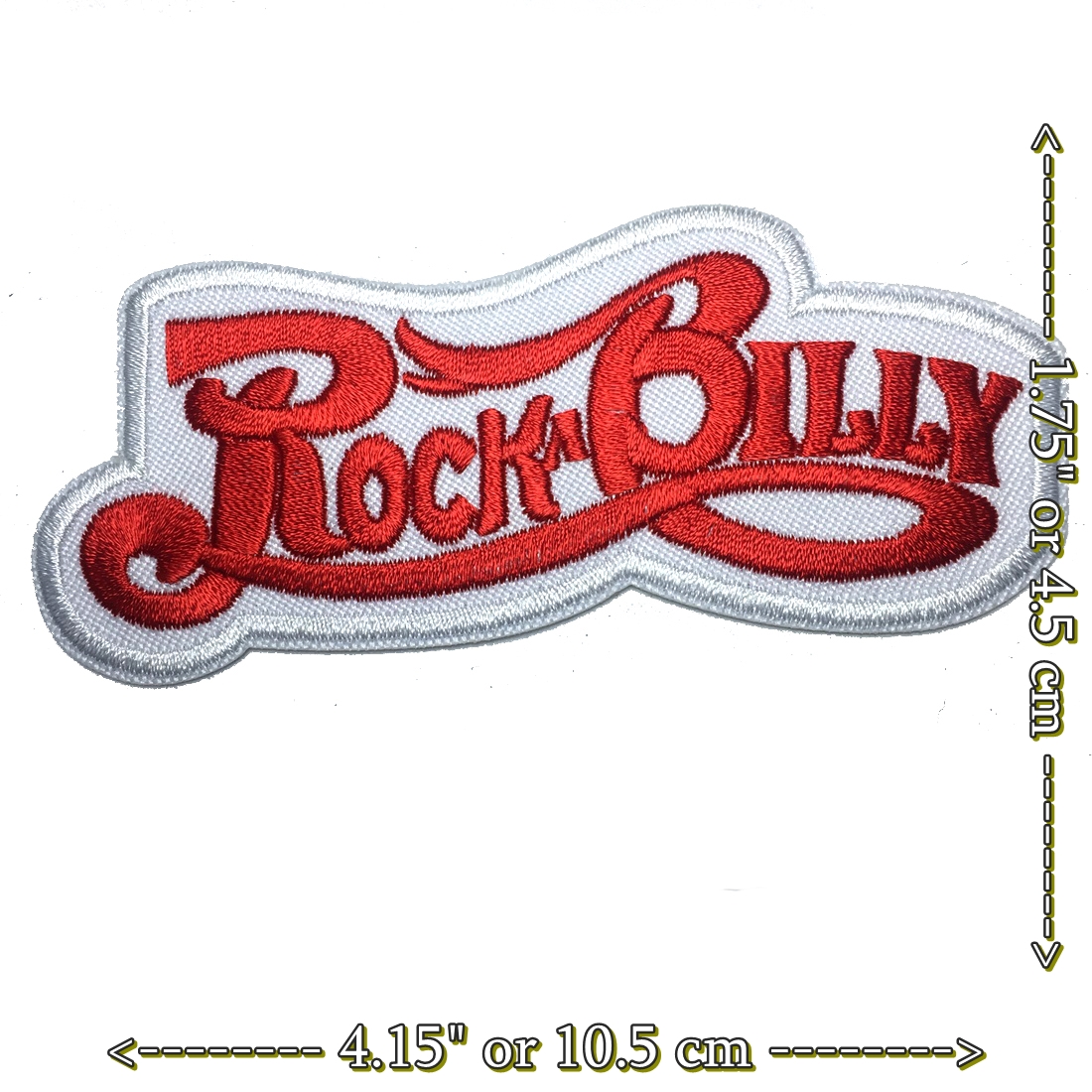 ร็อค rockabilly ตัวรีดติดเสื้อ อาร์มรีด อาร์มปัก ตกแต่งเสื้อผ้า หมวก กระเป๋า แจ๊คเก็ตยีนส์ Hipster Embroidered Iron on Patch