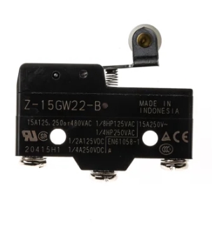 Omron Snap Action Limit Switch Roller Lever, NO/NC, 500V