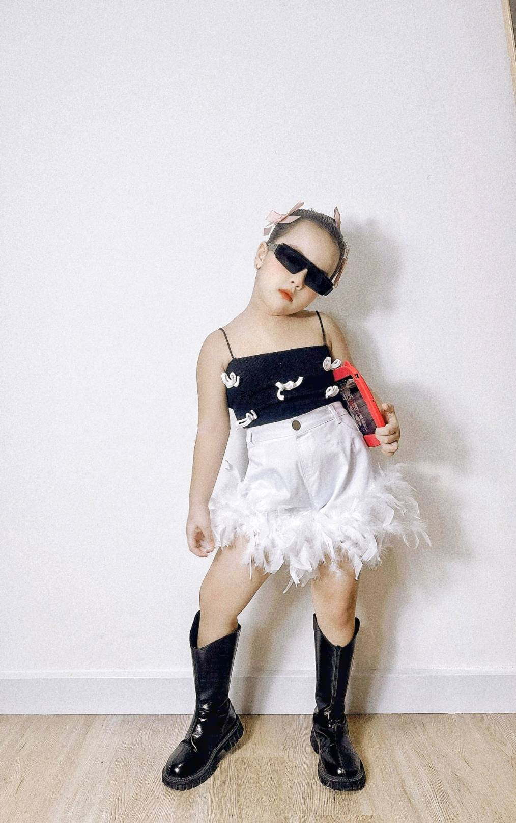 JZ08💜พร้อมส่ง💜ชุดเด็กผู้หญิง/set 2 ชิ้น size 2 น้ำหนัก 10 ถึง 13 kg