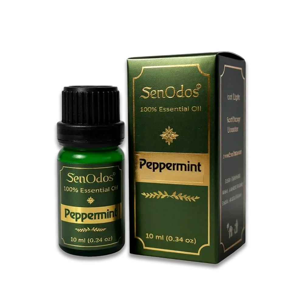 SenOdos น้ำมันหอมระเหยแท้ กลิ่นเปบเปอร์มิ้นต์ 10ml. Peppermint Pure Essential Oils