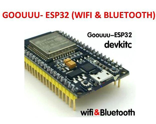 Goouuu-esp32 ESP32 Development Board Wireless WiFi+Bluetooth 2 in1 Dual Core