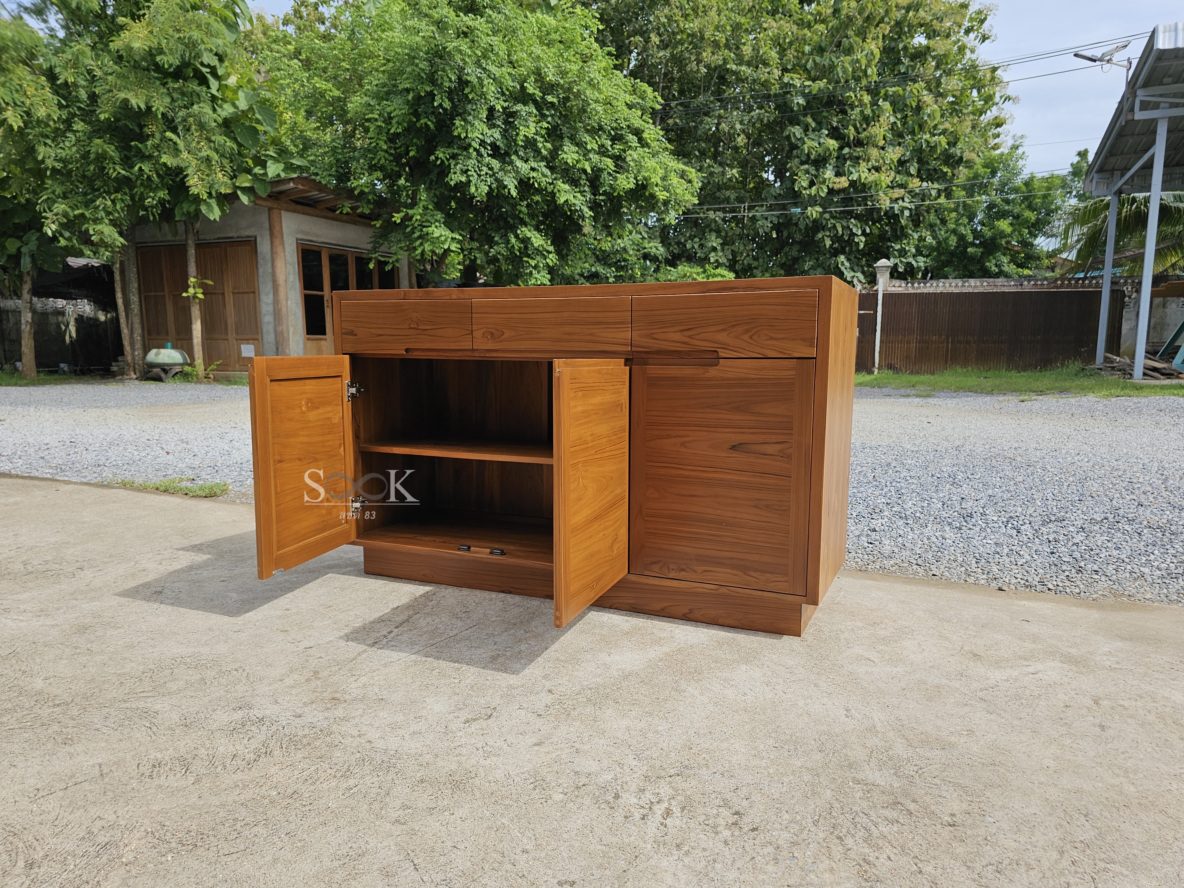 เคาน์เตอร์หน้าบานเรียบ