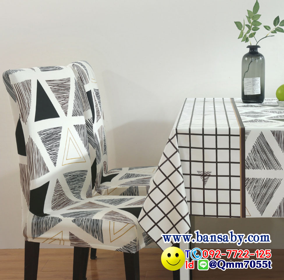 ผ้าคลุมเก้าอี้ทานข้าว 150 บาท