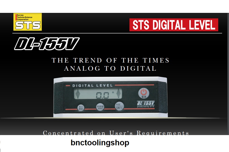 เครื่องวัดความเอียงดิจิตอล STS-DL-155V, Inclinometer angleSTS-DL-155V , Digital Level DL-155V