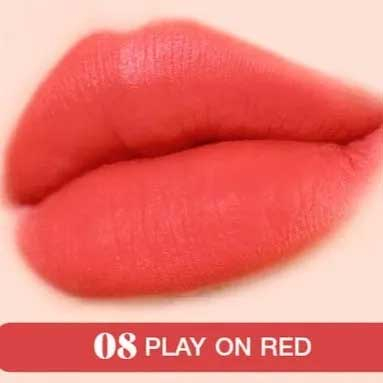 Srichand Feelin Me Matte Liquid Lip 3g. #08 Play on Red ลิปศรีจันทร์ ฟิลลิน มี แมทต์ ลิควิด ลิป ขนาด 3 กรัม สี 08 Play on Red