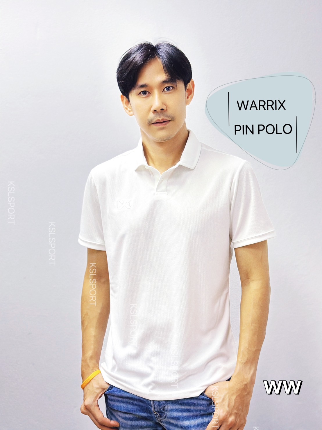 Special Price!! WARRIX รุ่น PIN เสื้อโปโล เสื้อคอปก วอริกซ์ สีล้วน (WA-232PLACL34) สีชุดที่ 2